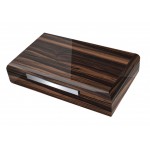 Vanderbilt 120 Ct. Lacquered Ebony Wood Humidor